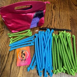 Curlformers Kit, no-heat no- damage hair curls,  extra pieces in kit